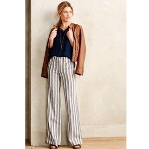 Anthropologie Pilcro striped Lenin pants! Size 6